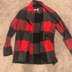 Buffalo check sweater